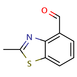 2-methyl-1,3-benzothiazole-4-carbaldehyde图片