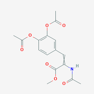 Methyl 2-Acetamido-3-(3,4-diacetoxyphenyl)-2-propenoateͼƬ