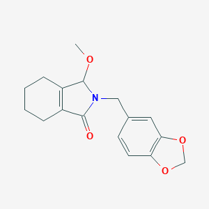 2-[(2H-1,3-benzodioxol-5-yl)methyl]-3-methoxy-2,3,4,5,6,7-hexahydro-1H-isoindol-1-oneͼƬ