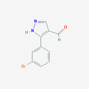 3-(3-Bromophenyl)-1H-pyrazole-4-carbaldehydeͼƬ