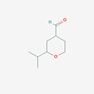 2-(propan-2-yl)oxane-4-carbaldehydeͼƬ