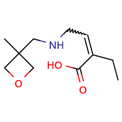 2-ethyl-4-{[(3-methyloxetan-3-yl)methyl]amino}but-2-enoicacid图片