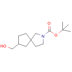 tert-butyl7-(hydroxymethyl)-2-azaspiro[4,4]nonane-2-carboxylate图片