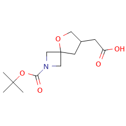 2-{2-[(tert-butoxy)carbonyl]-5-oxa-2-azaspiro[3,4]octan-7-yl}aceticacid图片