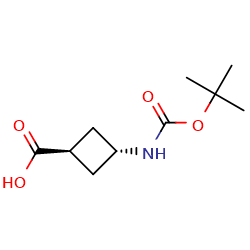 trans-3-(Tert-butoxycarbonylamino)cyclobutanecarboxylicacid图片