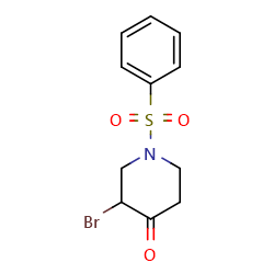 1-(benzenesulfonyl)-3-bromopiperidin-4-oneͼƬ