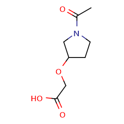 2-[(1-acetylpyrrolidin-3-yl)oxy]aceticacidͼƬ