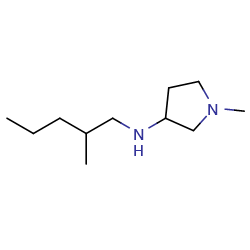 1-methyl-N-(2-methylpentyl)pyrrolidin-3-amineͼƬ