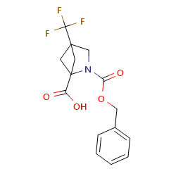 2-[(benzyloxy)carbonyl]-4-(trifluoromethyl)-2-azabicyclo[2,1,1]hexane-1-carboxylicacidͼƬ