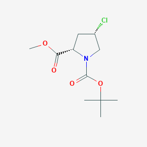 1-tert-butyl2-methyl(2S,4S)-4-chloropyrrolidine-1,2-dicarboxylateͼƬ