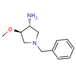 (3R,4R)-1-benzyl-4-methoxy-pyrrolidin-3-amineͼƬ