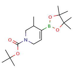 tert-butyl3-methyl-4-(tetramethyl-1,3,2-dioxaborolan-2-yl)-1,2,3,6-tetrahydropyridine-1-carboxylateͼƬ