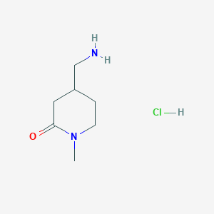 4-(Aminomethyl)-1-methylpiperidin-2-onehydrochlorideͼƬ