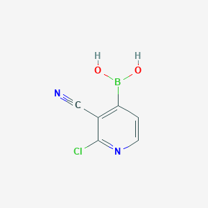 (2-chloro-3-cyanopyridin-4-yl)boronicacidͼƬ