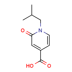 1-(2-methylpropyl)-2-oxo-1,2-dihydropyridine-4-carboxylicacidͼƬ