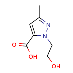 1-(2-hydroxyethyl)-3-methyl-1H-pyrazole-5-carboxylicacidͼƬ