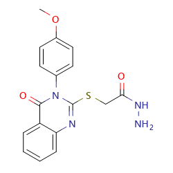 2-{[3-(4-methoxyphenyl)-4-oxo-3,4-dihydroquinazolin-2-yl]sulfanyl}acetohydrazideͼƬ