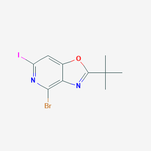 4-Bromo-2-(tert-butyl)-6-iodooxazolo[4,5-c]pyridineͼƬ