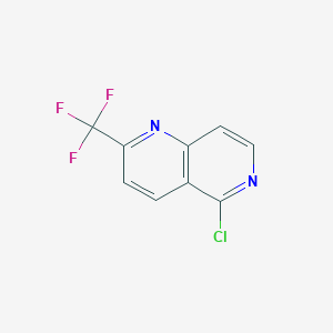 5-chloro-2-(trifluoromethyl)-1,6-naphthyridineͼƬ