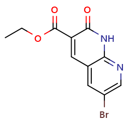 ethyl6-bromo-2-oxo-1,2-dihydro-1,8-naphthyridine-3-carboxylateͼƬ