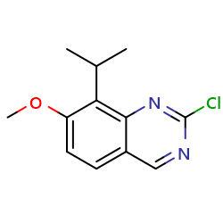 2-chloro-7-methoxy-8-(propan-2-yl)quinazoline图片