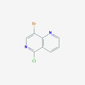 8-bromo-5-chloro-1,6-naphthyridineͼƬ