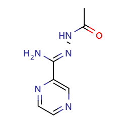 N'-[amino(pyrazin-2-yl)methylidene]acetohydrazide图片