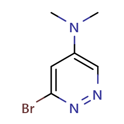 6-bromo-N,N-dimethylpyridazin-4-amine图片