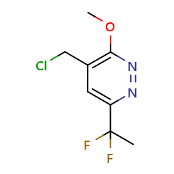 4-(chloromethyl)-6-(1,1-difluoroethyl)-3-methoxy-pyridazineͼƬ