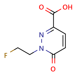 1-(2-fluoroethyl)-6-oxo-1,6-dihydropyridazine-3-carboxylicacidͼƬ