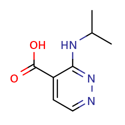 3-[(propan-2-yl)amino]pyridazine-4-carboxylicacidͼƬ