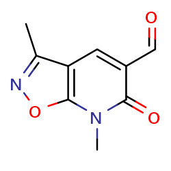 3,7-dimethyl-6-oxo-6H,7H-[1,2]oxazolo[5,4-b]pyridine-5-carbaldehydeͼƬ