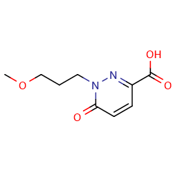 1-(3-methoxypropyl)-6-oxo-1,6-dihydropyridazine-3-carboxylicacidͼƬ