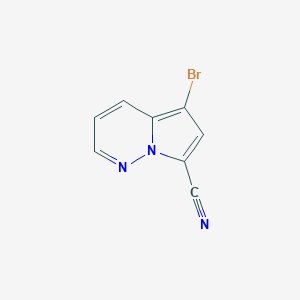 5-bromopyrrolo[1,2-b]pyridazine-7-carbonitrileͼƬ