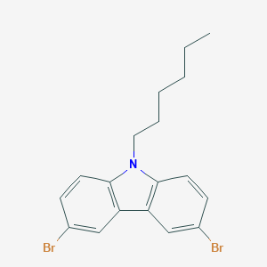 3,6-Dibromo-9-hexyl-9H-carbazoleͼƬ