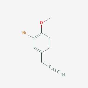 2-Bromo-1-methoxy-4-(prop-2-yn-1-yl)benzeneͼƬ