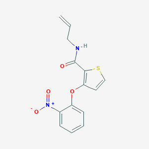 N-Allyl-3-(2-nitrophenoxy)-2-thiophenecarboxamideͼƬ