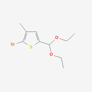 2-Bromo-5-(diethoxymethyl)-3-methylthiopheneͼƬ