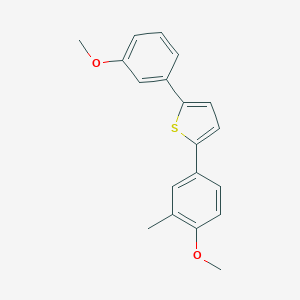 2-(4-Methoxy-3-methylphenyl)-5-(3-methoxyphenyl)thiophene图片