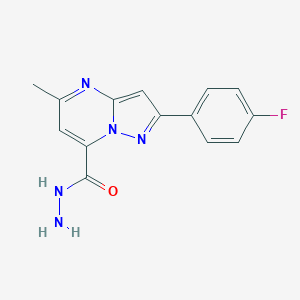 2-(4-Fluorophenyl)-5-methylpyrazolo[1,5-a]pyrimidine-7-carbohydrazideͼƬ