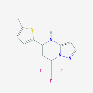 5-(5-methylthien-2-yl)-7-(trifluoromethyl)-4,5,6,7-tetrahydropyrazolo[1,5-a]pyrimidineͼƬ