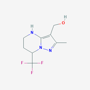 [2-Methyl-7-(trifluoromethyl)-4H,5H,6H,7H-pyrazolo[1,5-A]pyrimidin-3-yl]methanolͼƬ