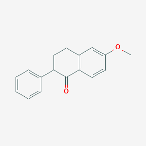 6-Methoxy-2-phenyl-3,4-dihydronaphthalen-1(2H)-oneͼƬ