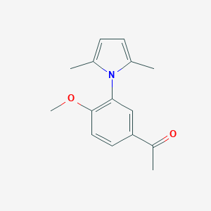 1-[3-(2,5-dimethyl-1H-pyrrol-1-yl)-4-methoxyphenyl]ethan-1-one图片