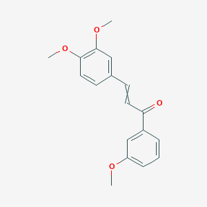 (2E)-3-(3,4-dimethoxyphenyl)-1-(3-methoxyphenyl)prop-2-en-1-oneͼƬ