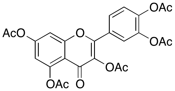 [5,7-Diacetyloxy-2-(3,4-diacetyloxyphenyl)-4-oxochromen-3-yl] AcetateͼƬ