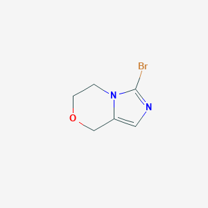 3-bromo-5H,6H,8H-imidazo[4,3-c][1,4]oxazineͼƬ