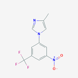 4-Methyl-1-[3-nitro-5-(trifluoromethyl)phenyl]-1H-imidazoleͼƬ