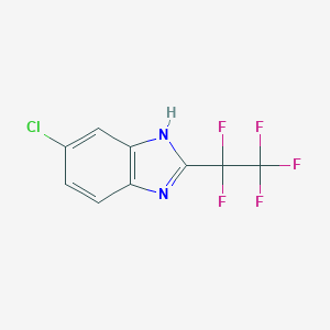 5-Chloro-2-(perfluoroethyl)-1H-benzo[d]imidazoleͼƬ