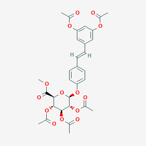 trans Resveratrol Penta-O-acetyl-4'--D-glucuronide Methyl EsterͼƬ